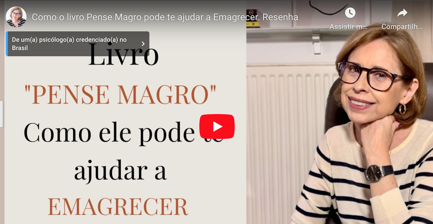 Livro Pense Magro