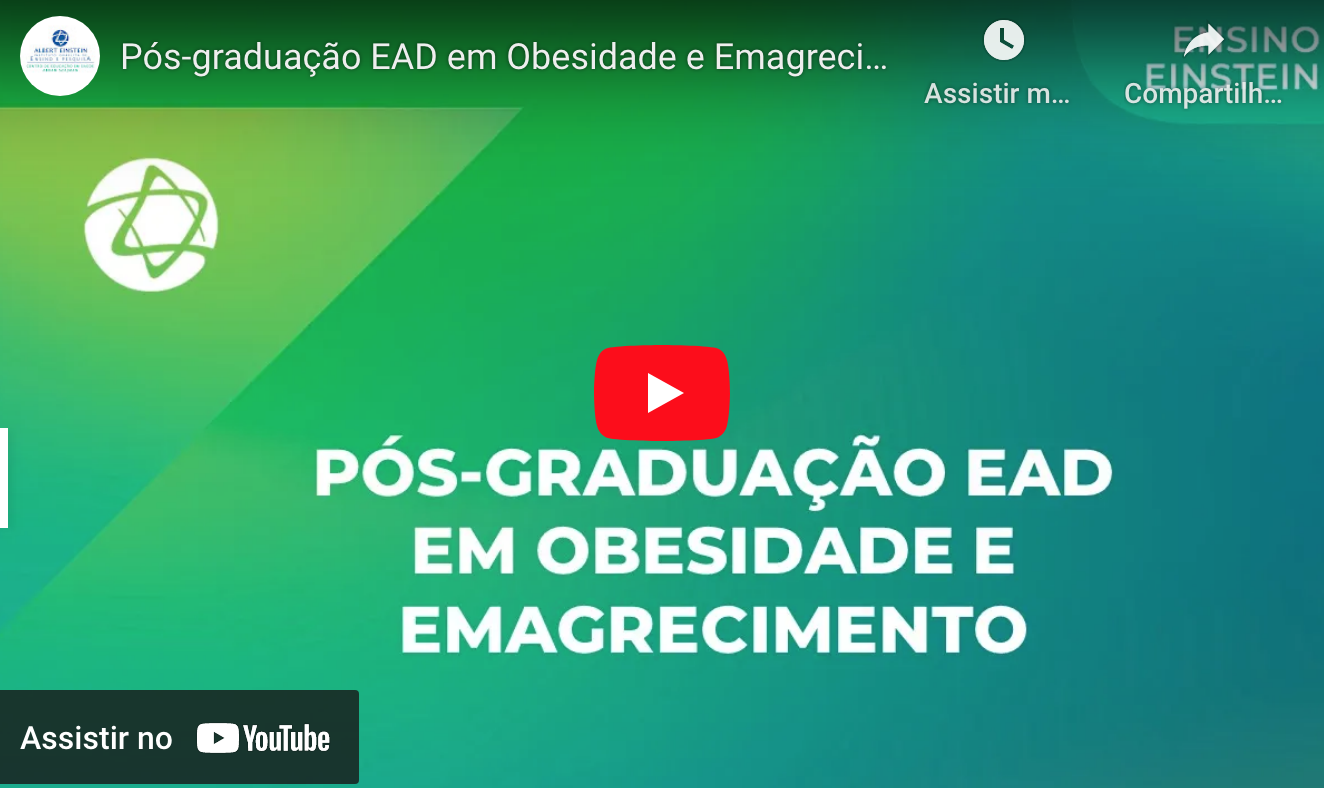 Pós-Graduação Obesidade e Emagrecimento